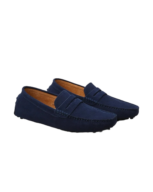 Suede Driver Loafers - Beaumont & Lane