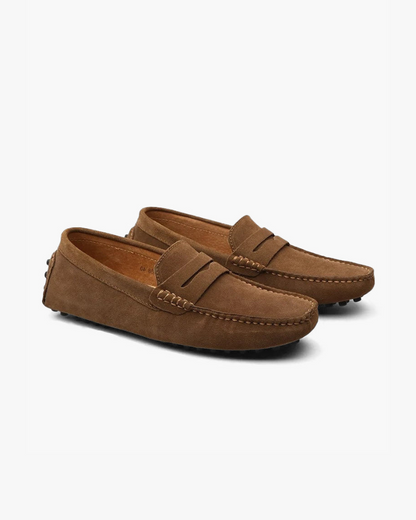 Suede Driver Loafers - Beaumont & Lane