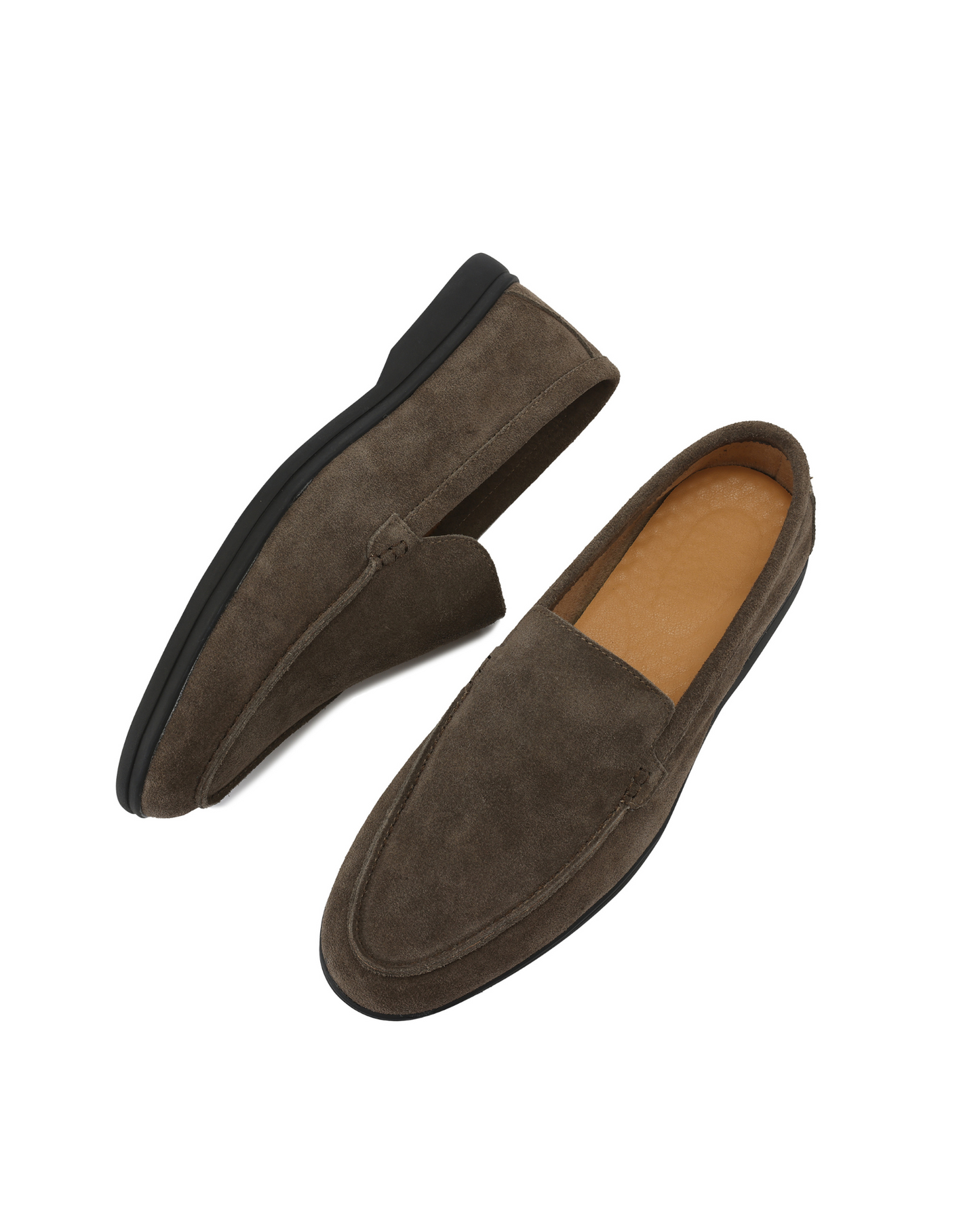 Premium Suede Loafers - Black Soles Beaumont & Lane
