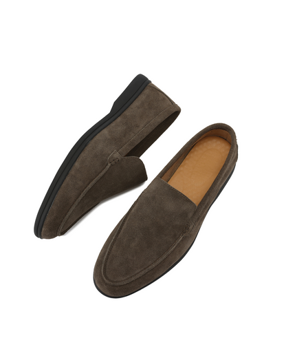 Premium Suede Loafers - Black Soles Beaumont & Lane