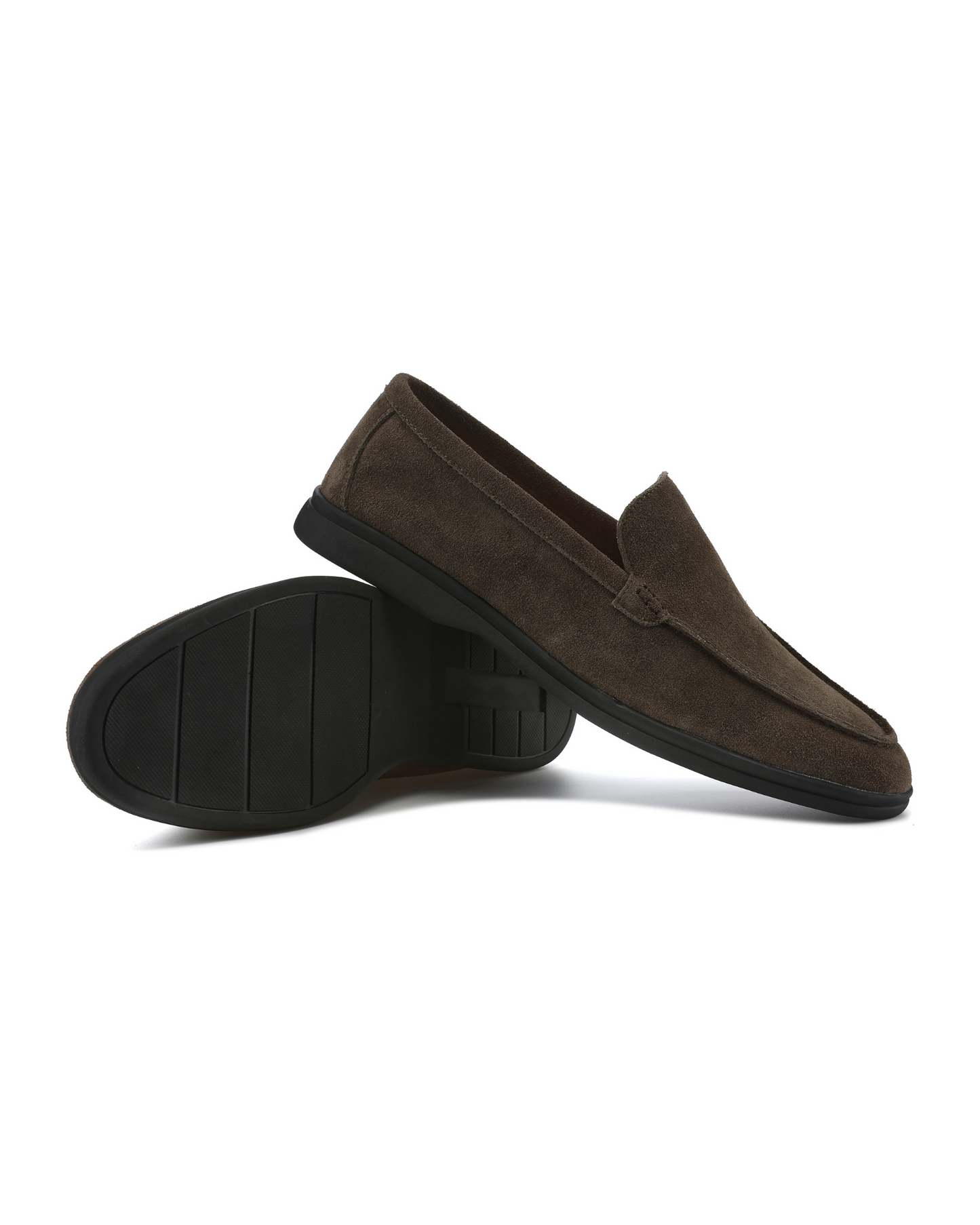 Premium Suede Loafers - Black Soles Beaumont & Lane