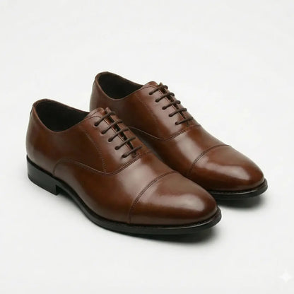 Men’s Oxford Shoes – Premium Leather Elegance with Complimentary Belt & Wallet - Beaumont & Lane