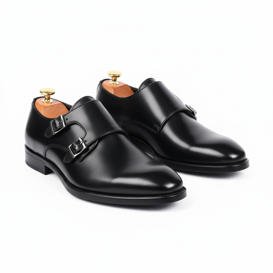 Men's Classic Monk Strap Shoes - Beaumont & Lane