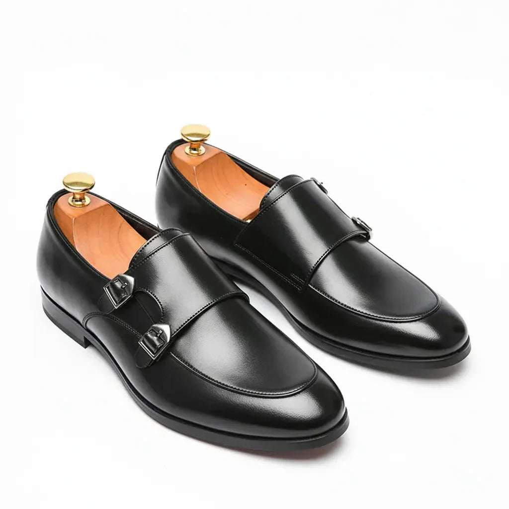 Men’s Monk Strap Shoes – Formal Leather Buckle Dress Shoes - Beaumont & Lane