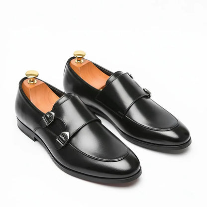 Men’s Monk Strap Shoes – Formal Leather Buckle Dress Shoes - Beaumont & Lane