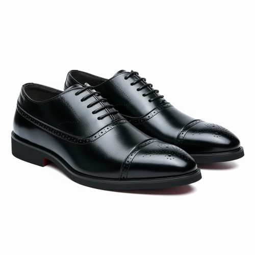 Men's Oxford Shoes Retro Carved Lace-Up - Beaumont & Lane