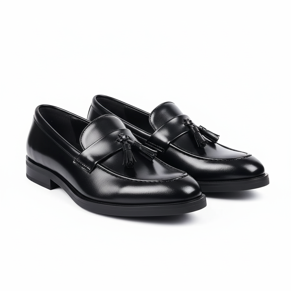 Men’s Tassel Loafers – Slip-On Leather Casual Moccasins - Beaumont & Lane