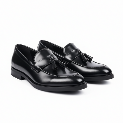Men’s Tassel Loafers – Slip-On Leather Casual Moccasins - Beaumont & Lane