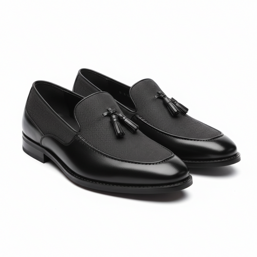 Men’s Slip-On Tassel Loafers – Classic Leather Business Dress Shoes - Beaumont & Lane