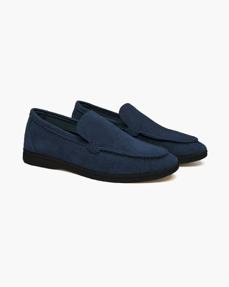 Premium Suede Loafers - Black Soles Beaumont & Lane