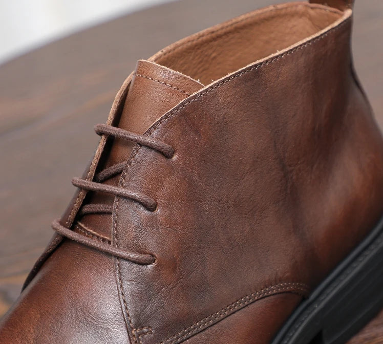 Men's Genuine Leather Boots - Beaumont & Lane