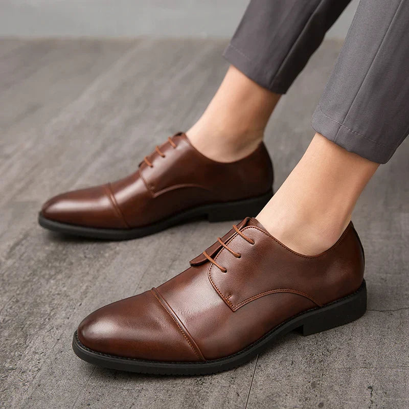Men's Classic Oxford Dress Shoes | Formal Wedding & Business Lace-Ups - Beaumont & Lane