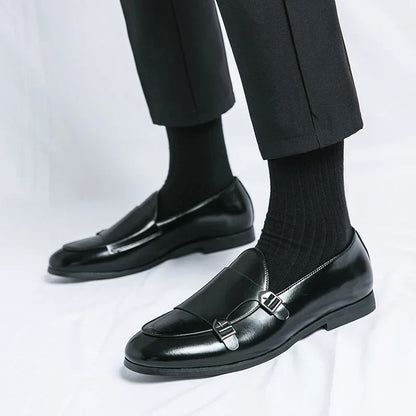 Men’s Monk Strap Shoes – Formal Leather Buckle Dress Shoes - Beaumont & Lane